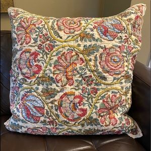 2 pottery barn quilted euro shams